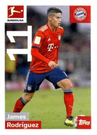 James Rodríguez – Fussball Bundesliga 2018/19, Nr. 213