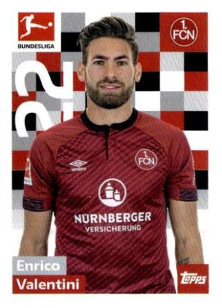 Enrico Valentini – Fussball Bundesliga 2018/19, Nr. 219