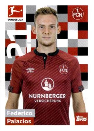 Federico Palacios – Fussball Bundesliga 2018/19, Nr. 227