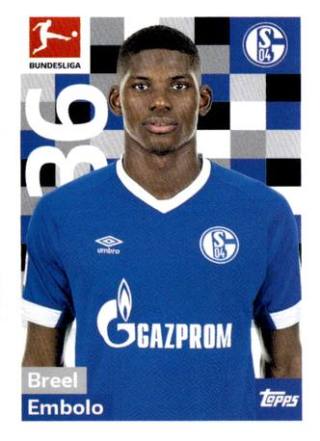 Breel Embolo – Fussball Bundesliga 2018/19, Nr. 240