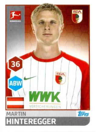Martin Hinteregger – Fussball Bundesliga 2017/18, Nr. 5