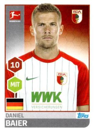 Daniel Baier – Fussball Bundesliga 2017/18, Nr. 12