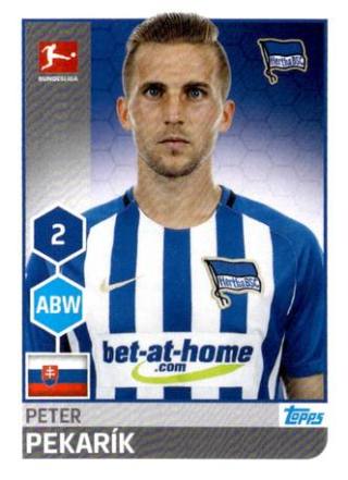 Peter Pekarík – Fussball Bundesliga 2017/18, Nr. 20