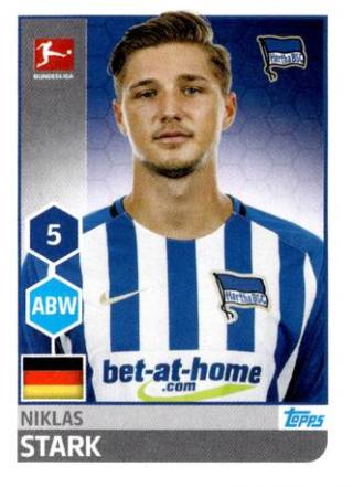 Niklas Stark – Fussball Bundesliga 2017/18, Nr. 23