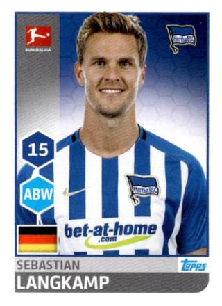 Sebastian Langkamp – Fussball Bundesliga 2017/18, Nr. 24
