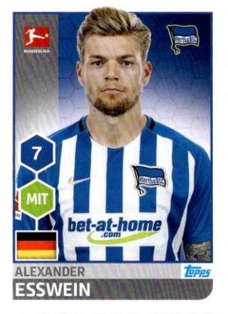 Alexander Esswein – Fussball Bundesliga 2017/18, Nr. 27