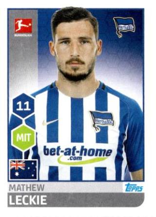 Mathew Leckie – Fussball Bundesliga 2017/2018, Nr. 30