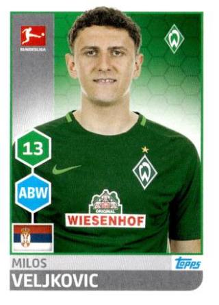 Miloš Veljković – Fussball Bundesliga 2017/18, Nr. 39