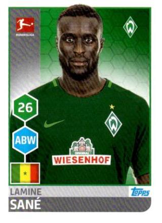 Lamine Sané – Fussball Bundesliga 2017/18, Nr. 40