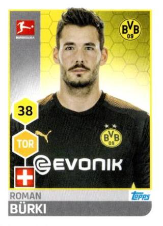 Roman Bürki – Fussball Bundesliga 2017/18, Nr. 49