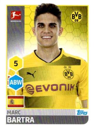 Marc Bartra – Fussball Bundesliga 2017/18, Nr. 50