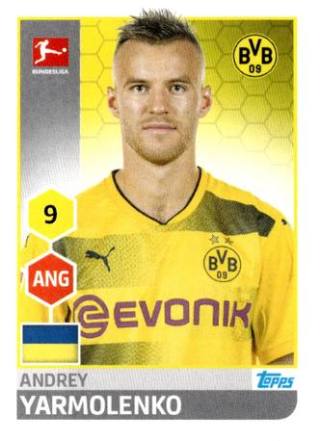 Andrij Jarmolenko – Fussball Bundesliga 2017/18, Nr. 62