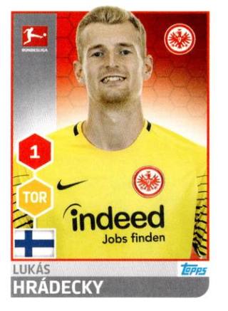 Lukáš Hrádecký – Fussball Bundesliga 2017/18, Nr. 64
