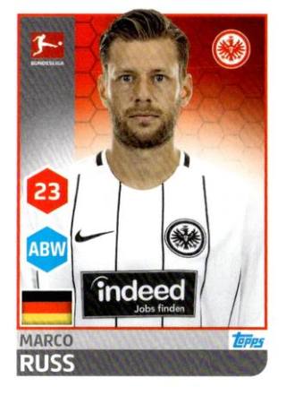 Marco Russ – Fussball Bundesliga 2017/18, Nr. 66