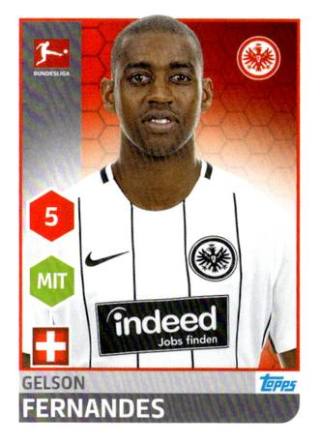 Gelson Fernandes – Fussball Bundesliga 2017/18, Nr. 70