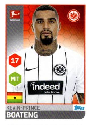 Kevin-Prince Boateng – Fussball Bundesliga 2017/18, Nr. 76