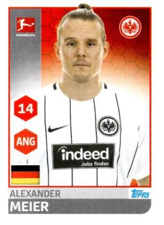 Alex Meier – Fussball Bundesliga 2017/18, Nr. 77