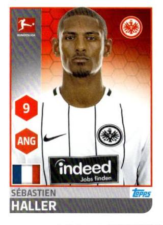 Sébastien Haller – Fussball Bundesliga 2017/18, Nr. 78