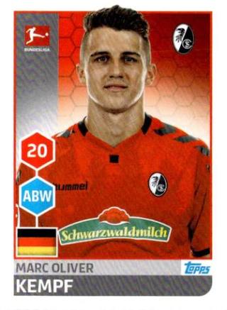 Marc Oliver Kempf – Fussball Bundesliga 2017/18, Nr. 81