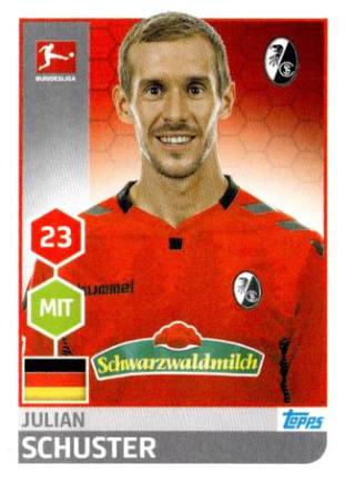 Julian Schuster – Fussball Bundesliga 2017/18, Nr. 87