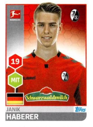 Janik Haberer – Fussball Bundesliga 2017/18, Nr. 90