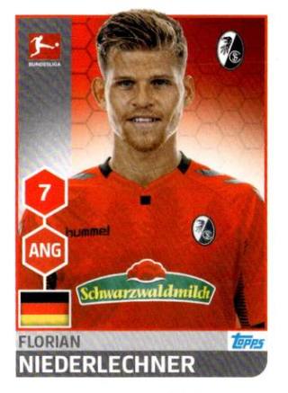 Florian Niederlechner – Fussball Bundesliga 2017/18, Nr. 93