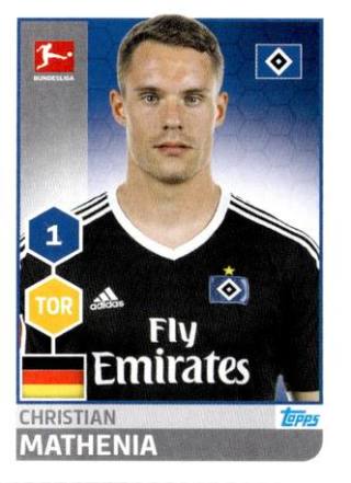 Christian Mathenia – Fussball Bundesliga 2017/18, Nr. 94