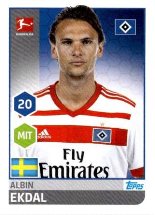 Albin Ekdal – Fussball Bundesliga 2017/18, Nr. 101