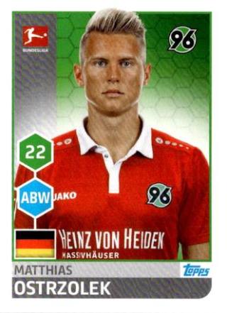 Matthias Ostrzolek – Fussball Bundesliga 2017/18, Nr. 111