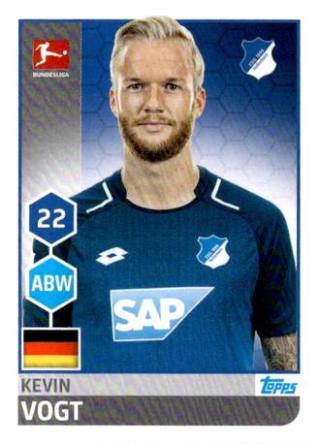 Kevin Vogt – Fussball Bundesliga 2017/18, Nr. 126