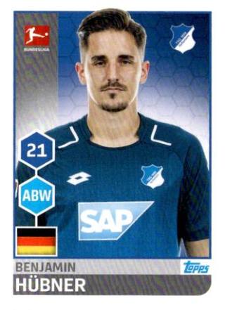 Benjamin Hübner – Fussball Bundesliga 2017/18, Nr. 129