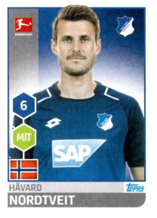 Håvard Nordtveit – Fussball Bundesliga 2017/18, Nr. 131