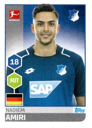 Nadiem Amiri – Fussball Bundesliga 2017/18, Nr. 134