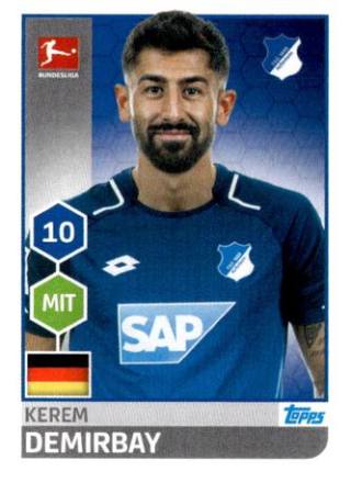 Kerem Demirbay – Fussball Bundesliga 2017/18, Nr. 135