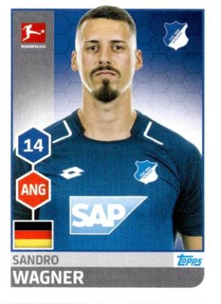 Sandro Wagner – Fussball Bundesliga 2017/18, Nr. 136