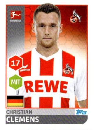 Christian Clemens – Fussball Bundesliga 2017/18, Nr. 150