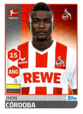 Jhon Córdoba – Fussball Bundesliga 2017/18, Nr. 152