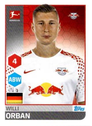 Willi Orbán – Fussball Bundesliga 2017/18, Nr. 158