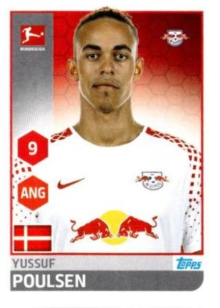 Yussuf Poulsen – Fussball Bundesliga 2017/18, Nr. 166