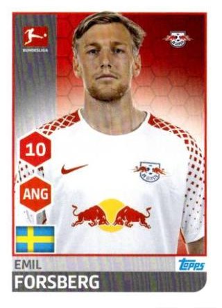 Emil Forsberg – Fussball Bundesliga 2017/18, n. 168