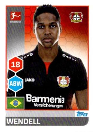 Wendell Nascimento Borges – Fussball Bundesliga 2017/18, Nr. 170