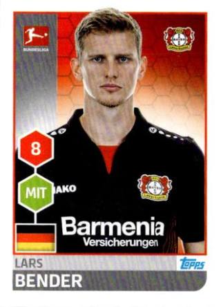 Lars Bender – Fussball Bundesliga 2017/18, Nr. 177