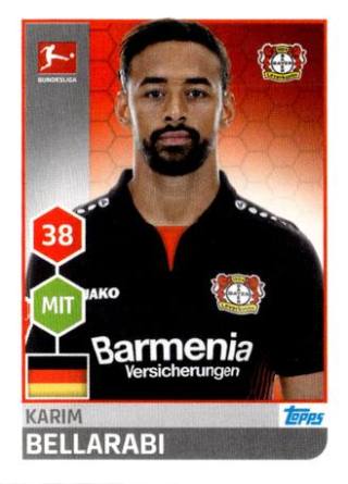 Karim Bellarabi – Fussball Bundesliga 2017/18, Nr. 179
