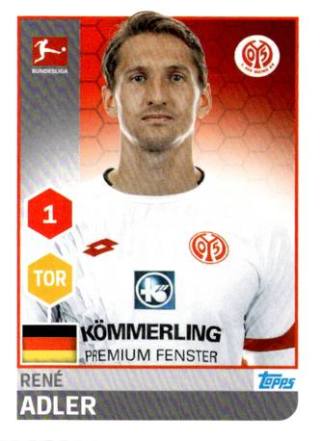 René Adler – Fussball Bundesliga 2017/18, Nr. 184