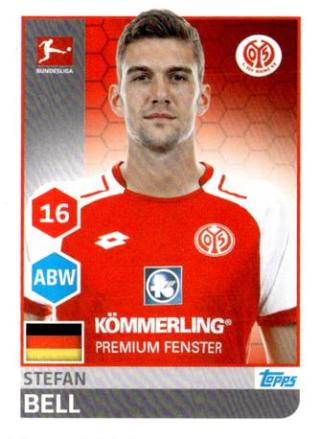 Stefan Bell – Fussball Bundesliga 2017/18, Nr. 188