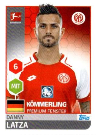 Danny Latza – Fussball Bundesliga 2017/18, Nr. 191