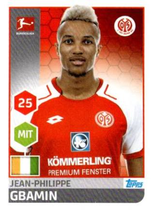 Jean-Philippe Gbamin – Fussball Bundesliga 2017/18, Nr. 192