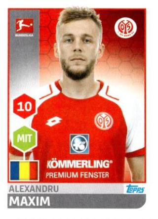 Alexandru Maxim – Fussball Bundesliga 2017/18, Nr. 195