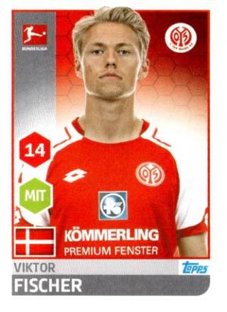 Viktor Fischer – Fussball Bundesliga 2017/18, Nr. 196