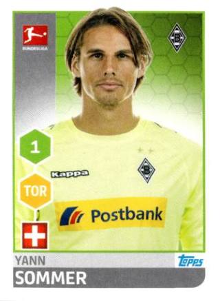 Yann Sommer – Fussball Bundesliga 2017/18, Nr. 199